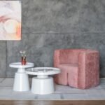 Комплект журнальних столів CT-45 Беніто білий + білий