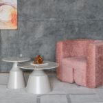 Комплект журнальних столів CT-42 Дадді містік грей + капучино