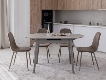 Керамічний стіл TM-85 бардиліо лайт + сірий