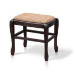 Банкетка Сієста 490, т.горіх/бежева тканина