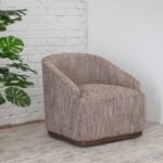 Поворотне крісло "Тіволі" теплий каштан