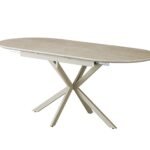 Керамічний стіл Верона TML-1335 римський травертін + капучино