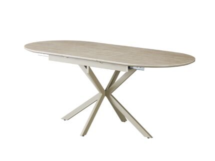 Керамічний стіл Верона TML-1335 римський травертін + капучино