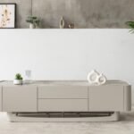 ТВ-тумба "Арно" сілвер рівер + айворі