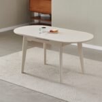 Керамічний стіл TM-126-1 крема саббія + капучино