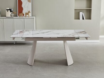 Керамічний стіл Сорренто TML-1301 голден вайт + капучино
