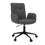 Крісло офісне O-15 сірий маренго + чорний