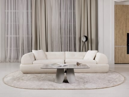 Безкаркасна модульна софа "Вірджинія" айворі