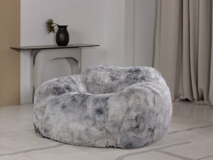 Безкаркасне крісло "Аляска" полярна ніч