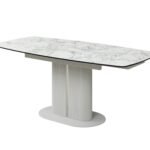 Стіл з HPL поверхнею Кортіна TML-1400 суперіор вайт + білий