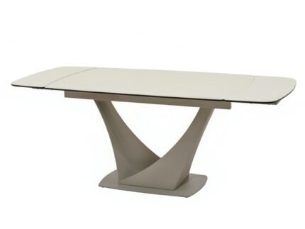 Стіл з HPL поверхнею Ріміні TML-1410 б'янко аворіо + бежевий