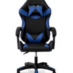 Крісло геймерське Слім, чорний/синій