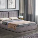 Ліжко м'яке 1600*2000 Бьянка, світло-сірий