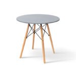 Стіл обідній ЕТНА MDF (D=100cm), сірий