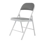 Стілець розкладний Лайк, білий/ сірий