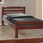 Ліжко Ольга 1600*2000, вільха/каштан