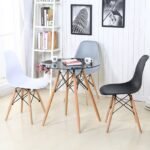 Стіл обідній ЕТНА Glass (D=80cm), скло