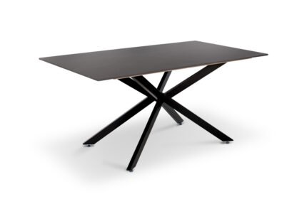 Стіл Грінвіч XS-1346, (160*90), чорний/мармур