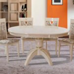 Стіл обідній Престиж 1000(+400)*1000 сл.к/патина--