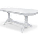Стіл обідній Буковель розкл (160+40)/90, білий