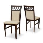 Стілець Анжело 5, горіх/темна тканина Luis 6