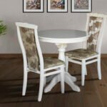 Стіл Чумак-2 розкл (D=80)+30), слон кістка