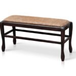 Банкетка Сієста 900, т.горіх/бежева тканина