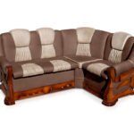 М"який куток Каприз 175*130 (Brown+Beige) горіх