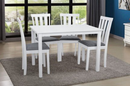 Комплект Юджин (1+4) Білий/WHITE