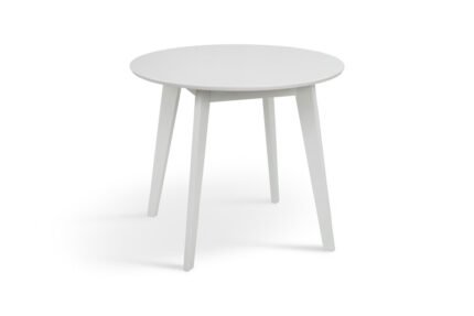 *Стіл Модерн кругл. D=90(+38), білий/білий