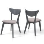 Стілець Лукас м'який, сірий/сіра тканина