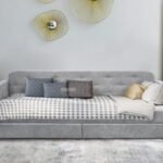 Ліжко Малібу ( З) 800*2000, Аляска 05 сірий