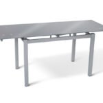 Стіл Венді XS-1025, 80/130*65, сірий (скло)