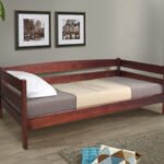 Ліжко Льова 900*2000, горіх темний