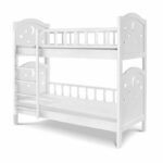 Ліжко Тоскана двух'ярусна 900*2000 білий