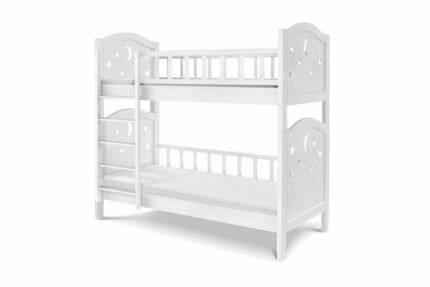 Ліжко Тоскана двух'ярусна 900*2000 білий