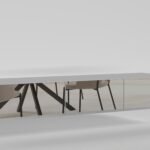 Антресоль Noir/Нуар 3-дв, Готові кольорові рішення  Біла Аляска