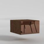 Антресоль Noir/Нуар 1-дв, Готові кольорові рішення  Дуб Бароко Рістретто