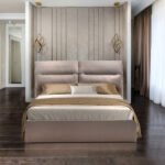 Ліжко м'яке 1600*2000 Сандра, бежевий