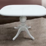 Стіл обідній Тріумф ( 105+40 )/75, ваніль