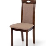 Стілець Честер, горіх темн/коричнева ткан