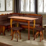 Комплект Даллас (куток+стіл+2 таб)