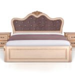 Ліжко Стефанія 1600*2000, слон.кіст+пат/корич вел