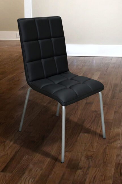 Стілець Аманда (шкірзам чорний)---