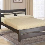 Ліжко Хвиля 1800*2000, горіх темний