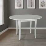 Стіл обідній Дукат (930+250)*930, білий