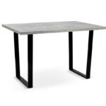 Стіл Кентукі 120/80*75, індастріал /чорні ноги