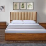 Ліжко Каліфорнія під.рам1600*2000,тем.горіх,беат03