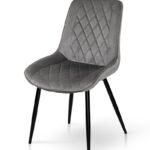 Стілець КОРФУ, велюр сірий