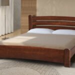 Ліжко Сабріна 1600*2000, вільха/темний горіх---